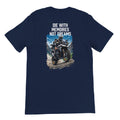 BMW GS adventure t-shirt, Die With Memories Not Dreams, off-bike adventure-rider tee by ADVTEES