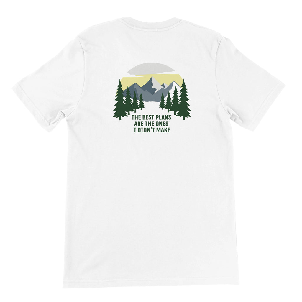 The Best Plans Are The Ones I Didn't Make — off-bike adventure-rider tee by ADVTEES