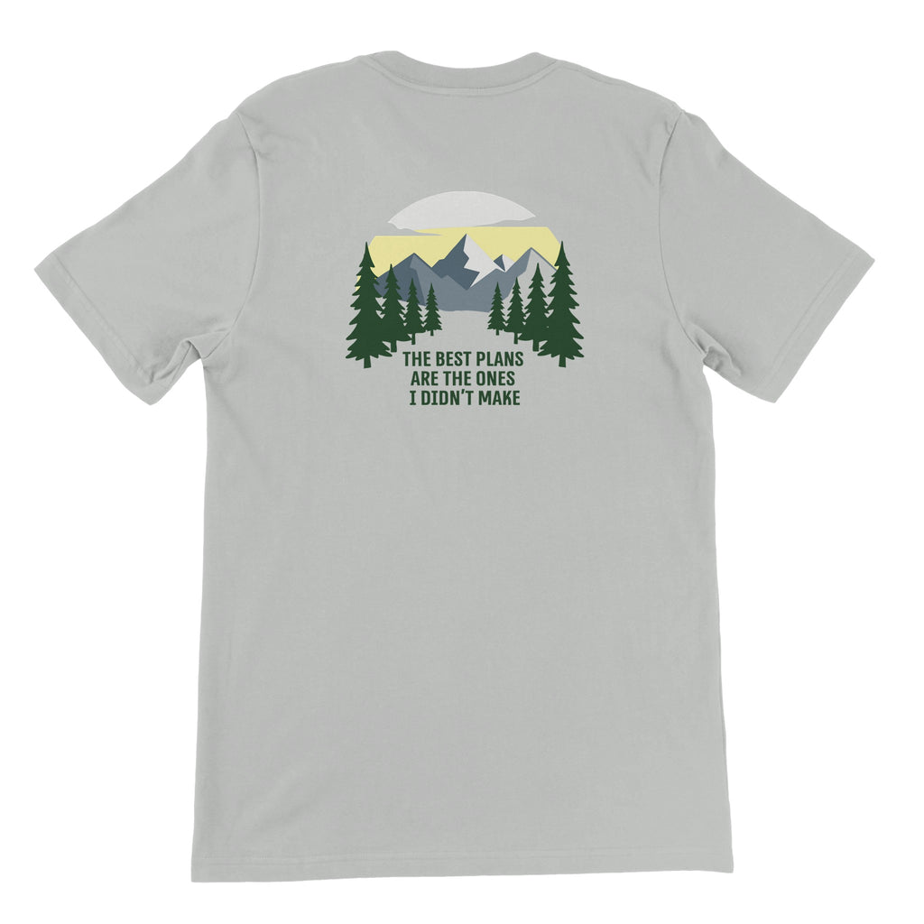 The Best Plans Are The Ones I Didn't Make — off-bike adventure-rider tee by ADVTEES