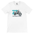 Cheap Enough To Crash. KOVE — off-bike adventure-rider tee by ADVTEES